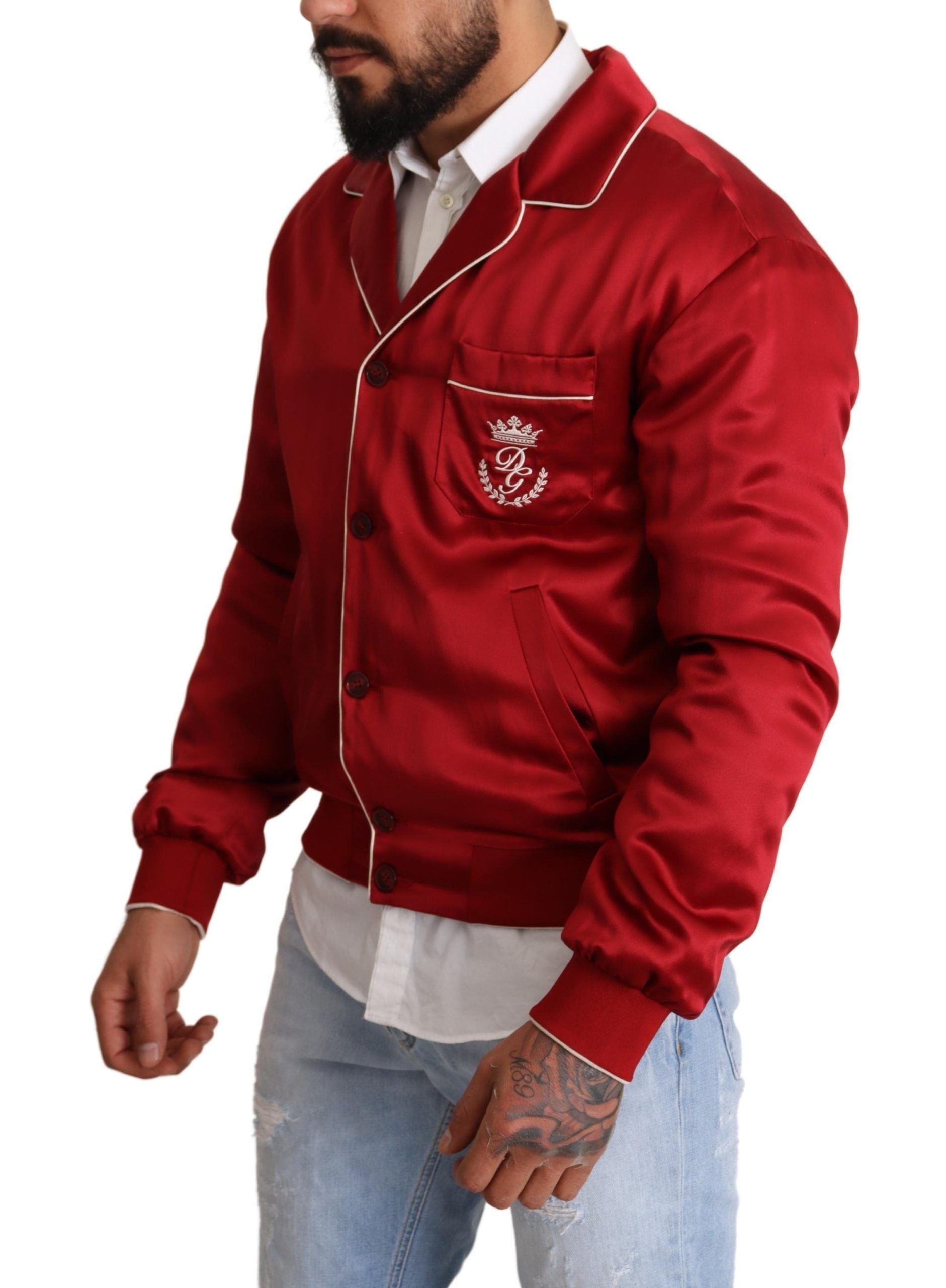 Veste bomber Dolce & Gabbana rouge