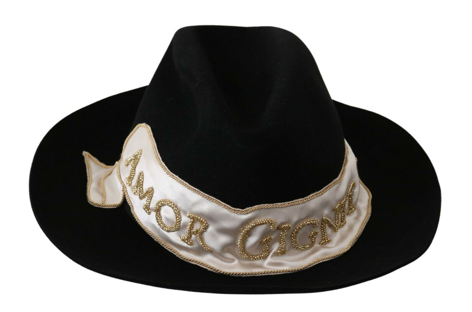 Chapeau Dolce & Gabbana Panama noir