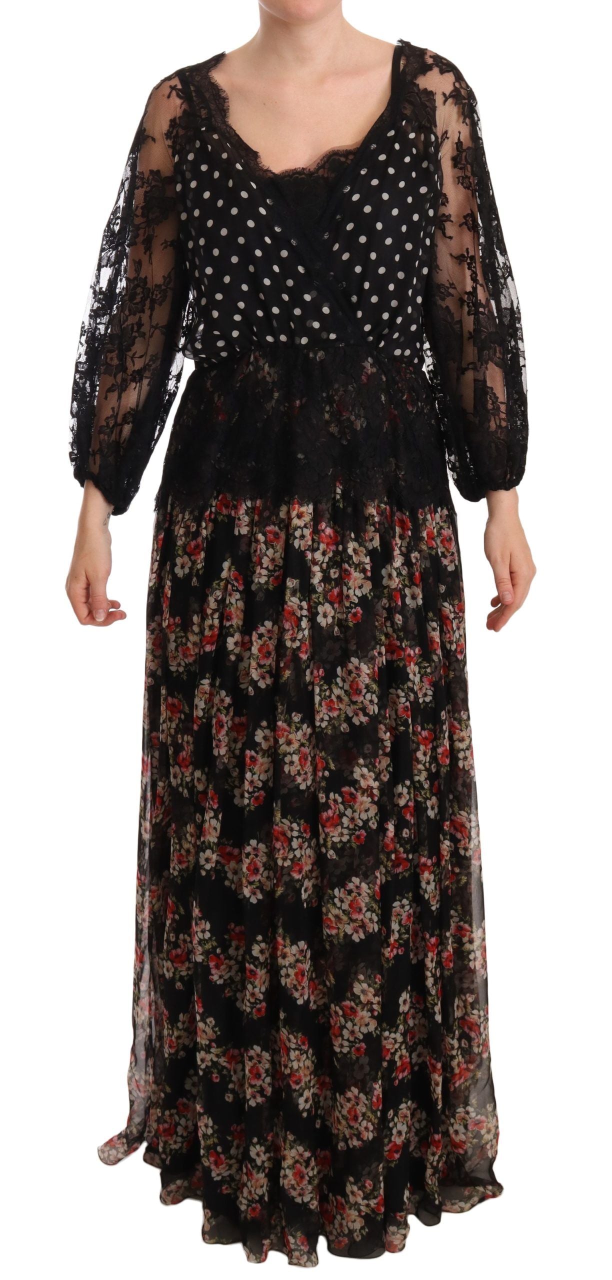 Robe maxi Dolce & Gabbana noire