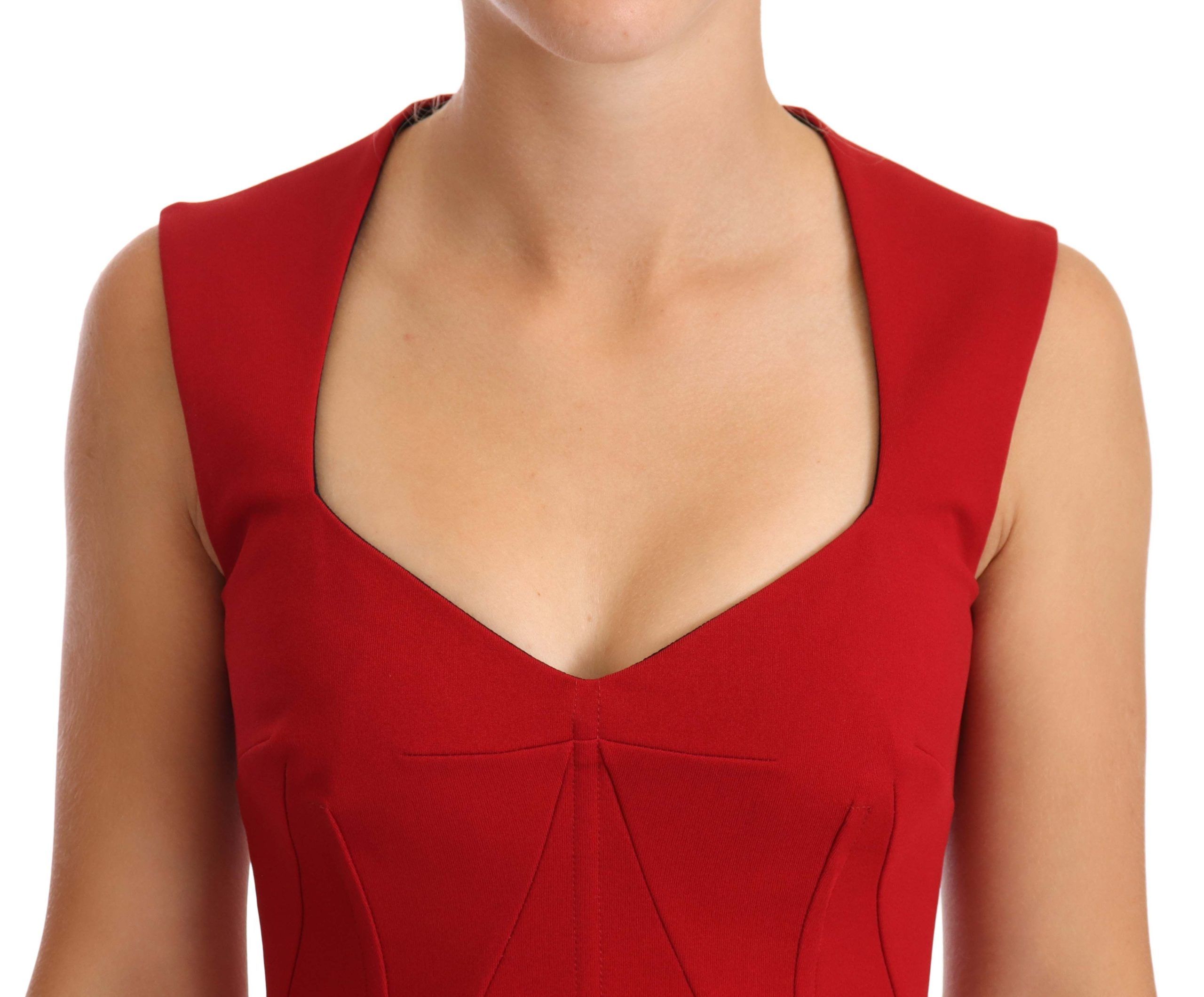 Robe Dolce & Gabbana Sweetheart rouge