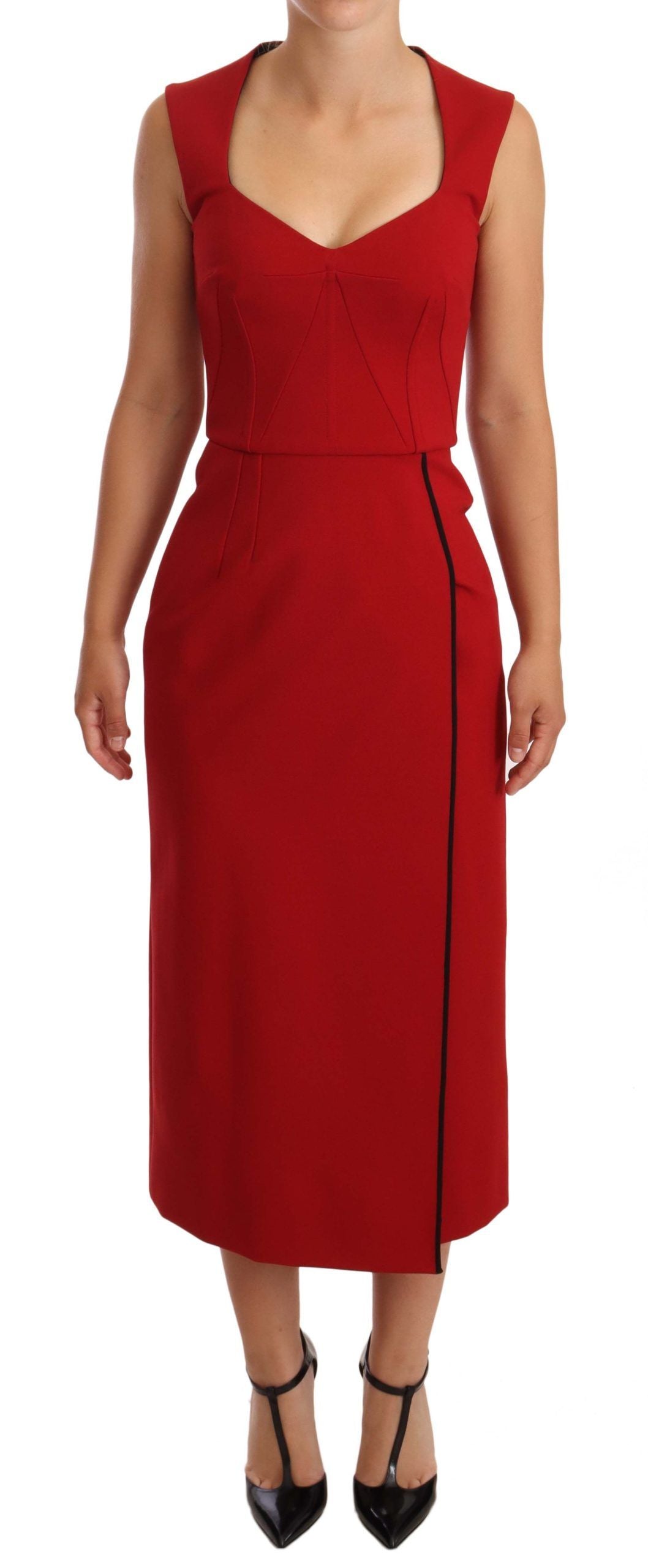 Robe Dolce & Gabbana Sweetheart rouge