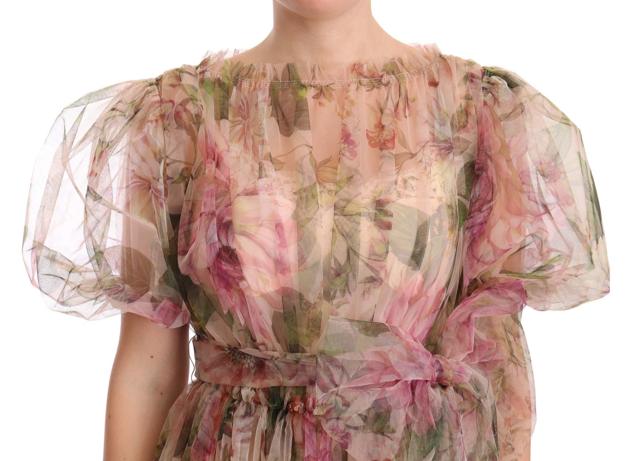 Robe maxi Dolce & Gabbana multicolore jardin
