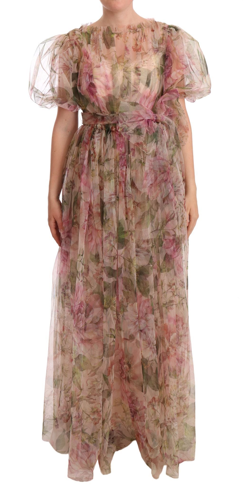 Robe maxi Dolce & Gabbana multicolore jardin