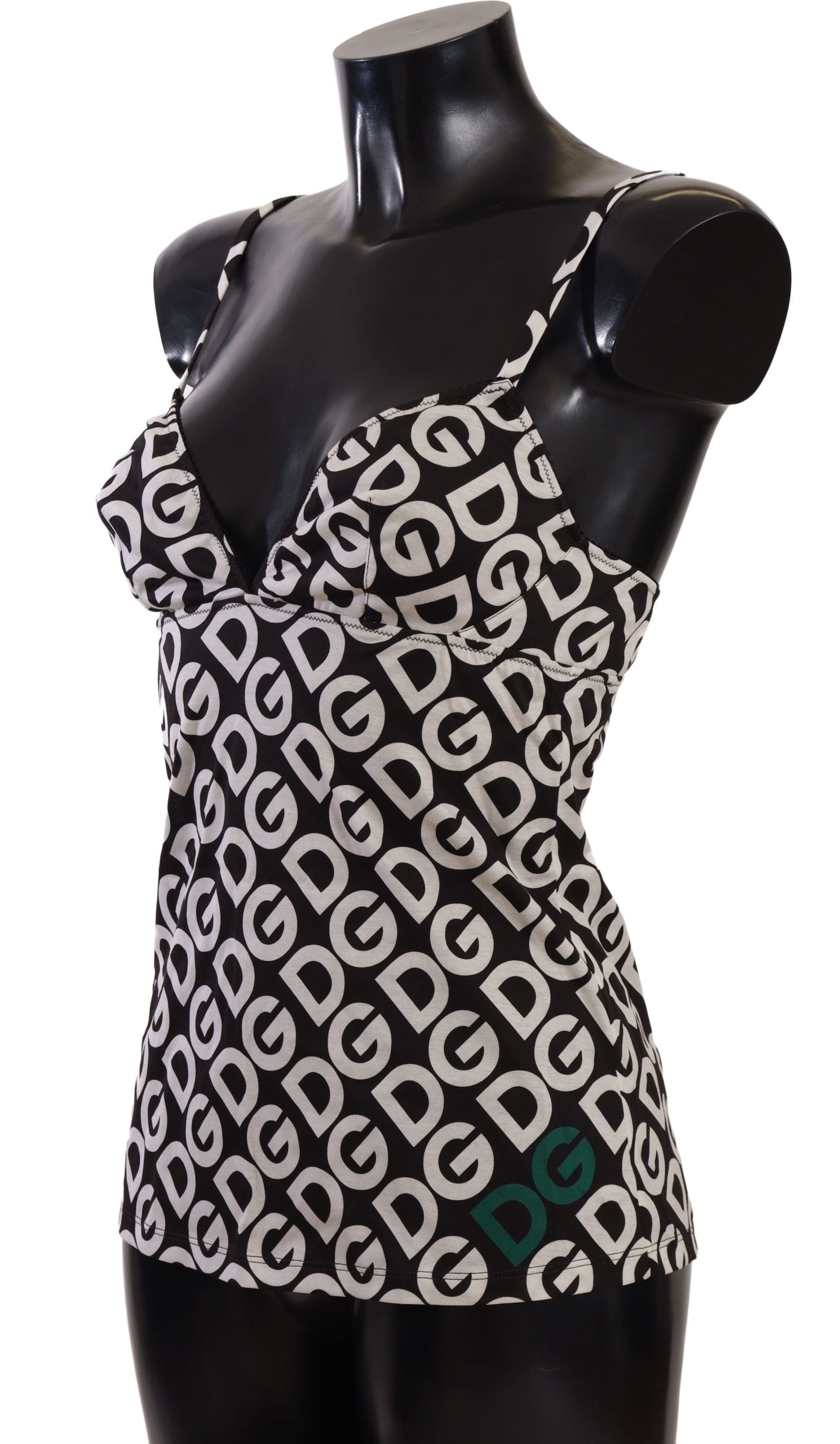 Camisole Dolce & Gabbana imprimé noir blanc