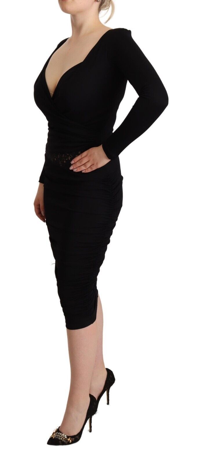 Robe GF Ferre Sweetheart noire