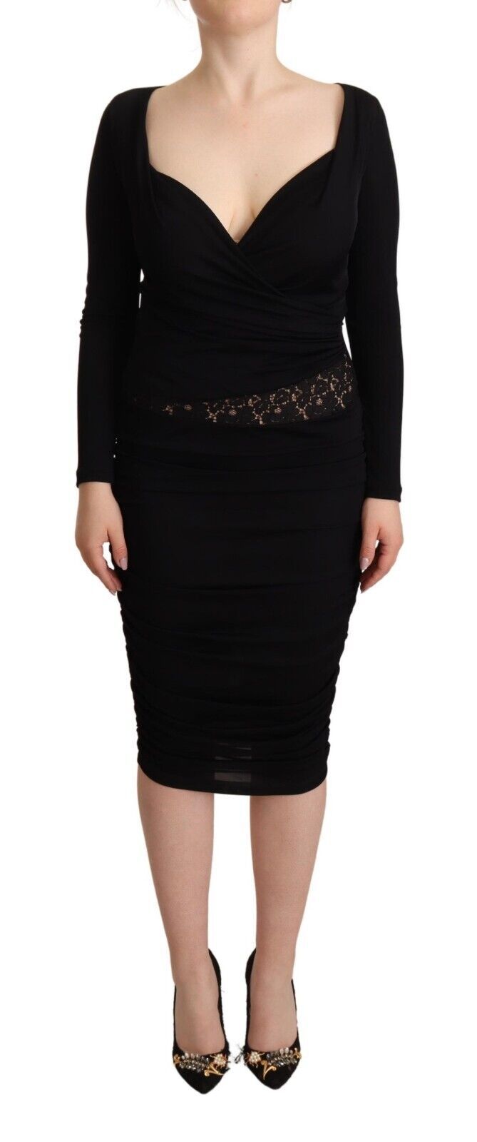 Robe GF Ferre Sweetheart noire