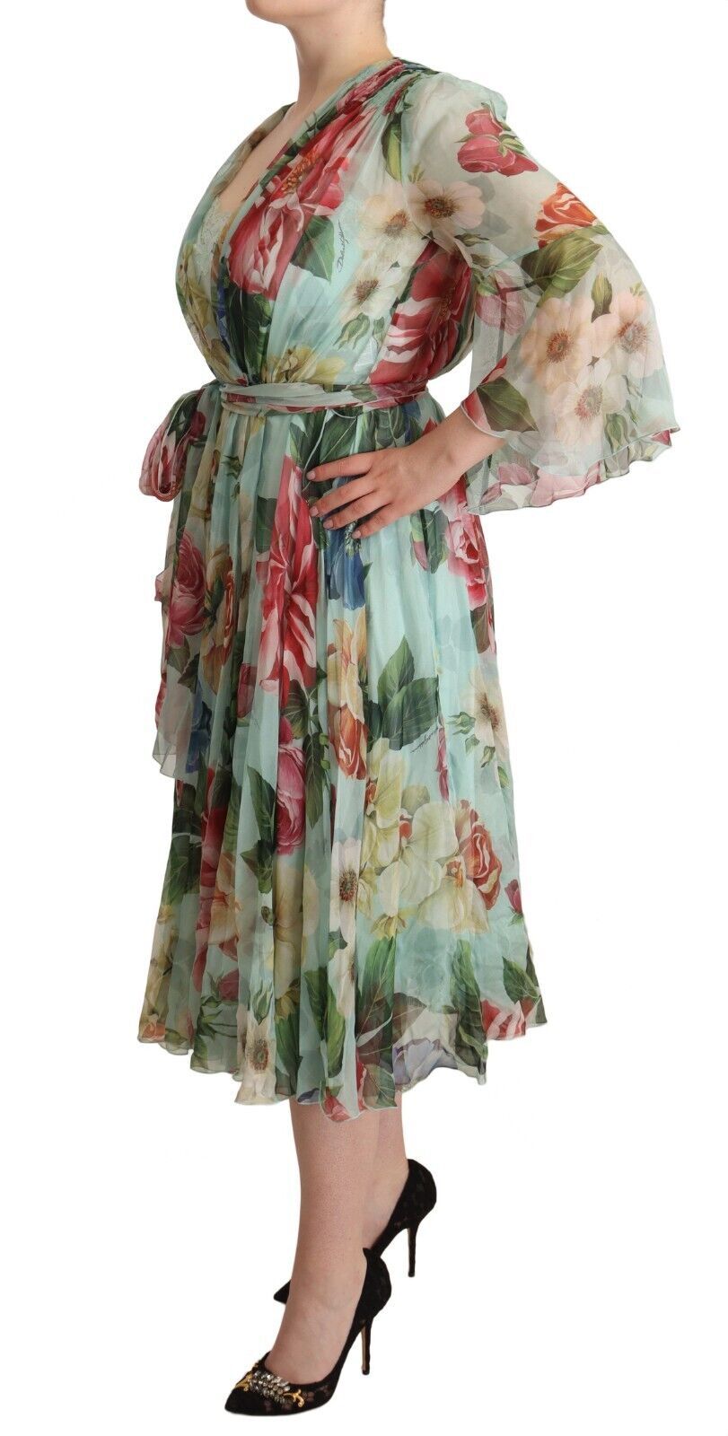 Robe midi Dolce & Gabbana verte