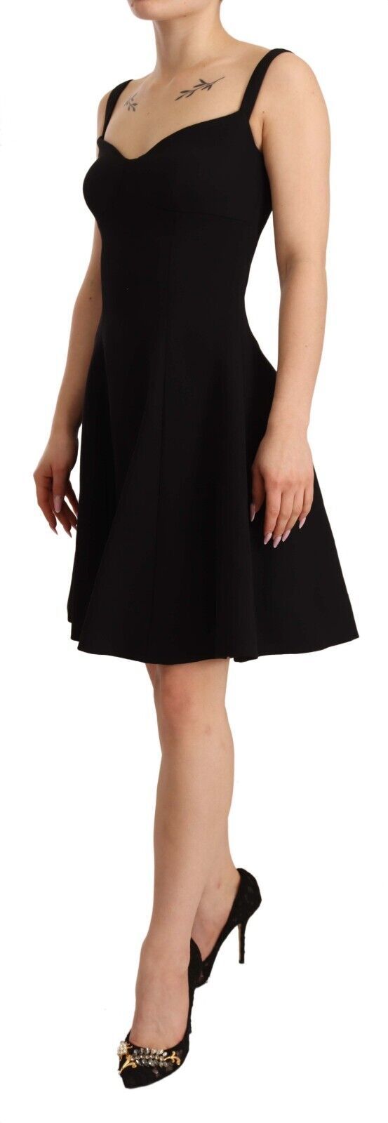 Robe Dolce & Gabbana A-line noire