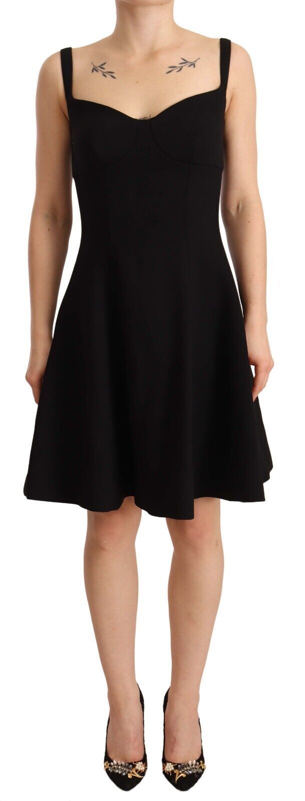 Robe Dolce & Gabbana A-line noire