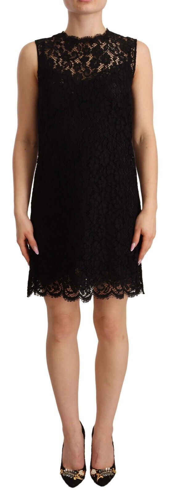 Robe Dolce & Gabbana noire en dentelle
