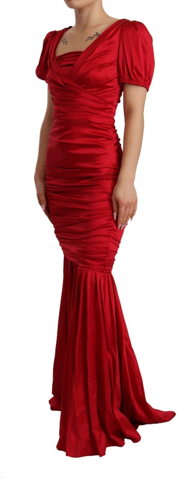 Robe Dolce & Gabbana mermaid rouge