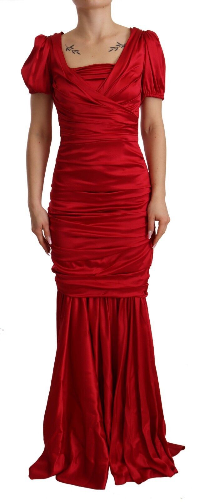 Robe Dolce & Gabbana mermaid rouge