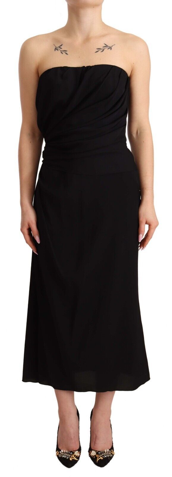 Robe mi-longue Dolce & Gabbana noire
