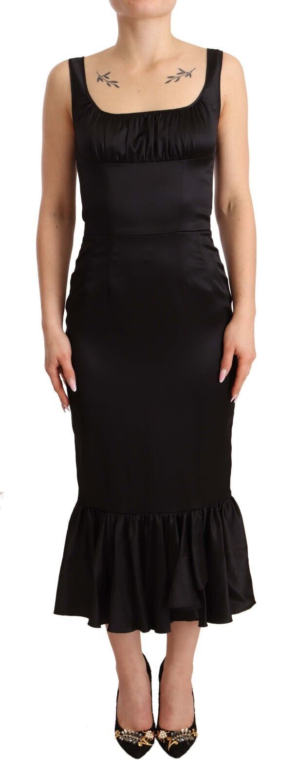 Robe Dolce & Gabbana midi noire
