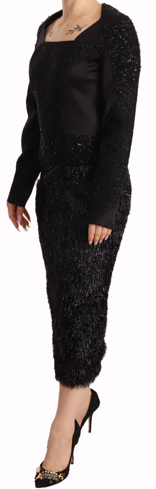 Robe Masha Masha midi noire