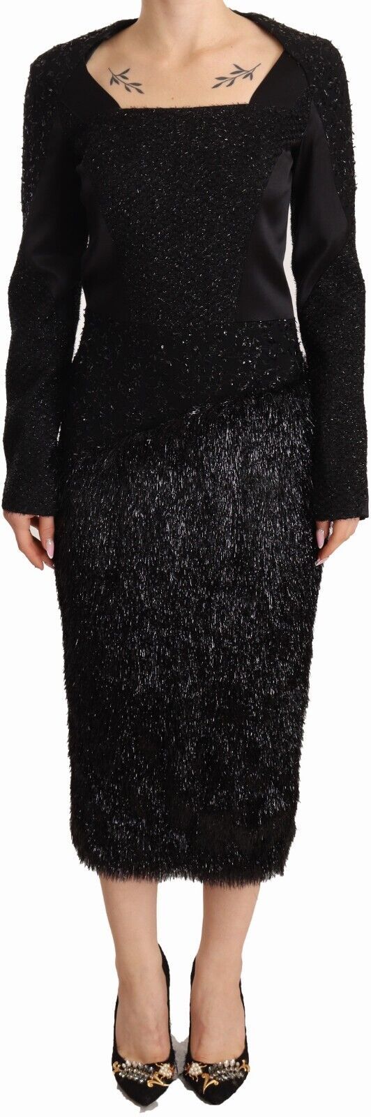 Robe Masha Masha midi noire