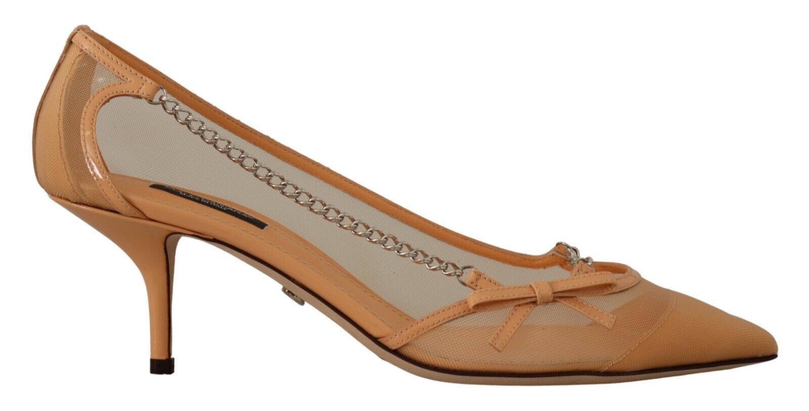 Escarpins Dolce & Gabbana cuir pêche