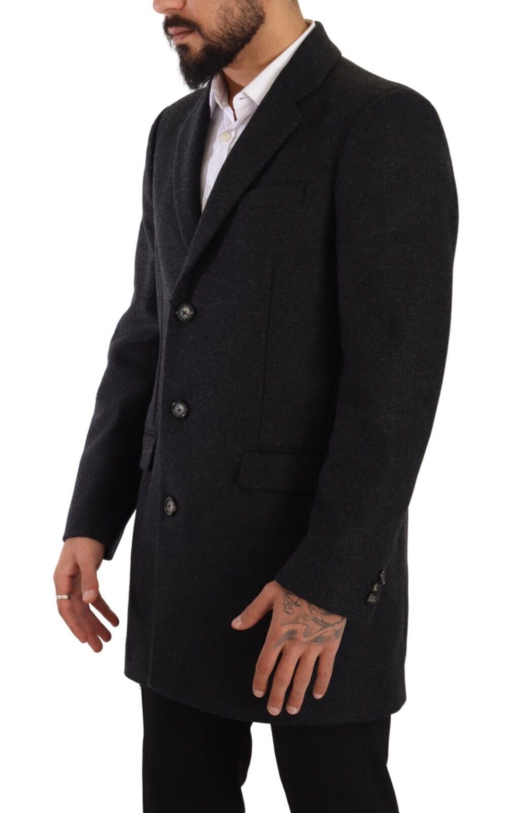 Manteau Dolce & Gabbana gris foncé