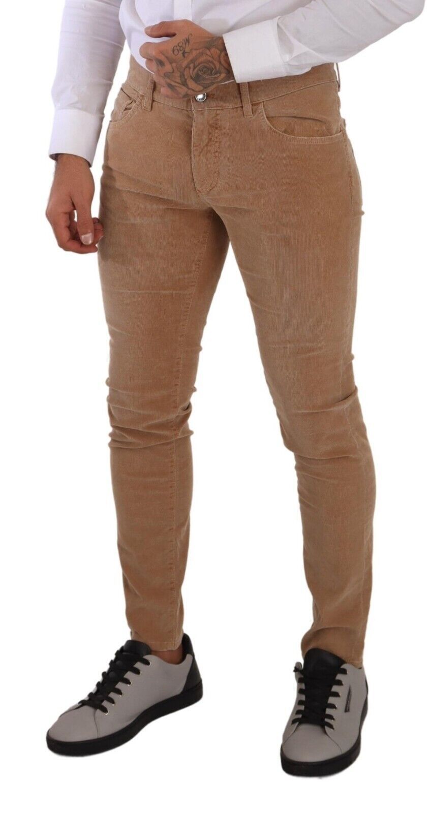 Jean Dolce & Gabbana skinny marron