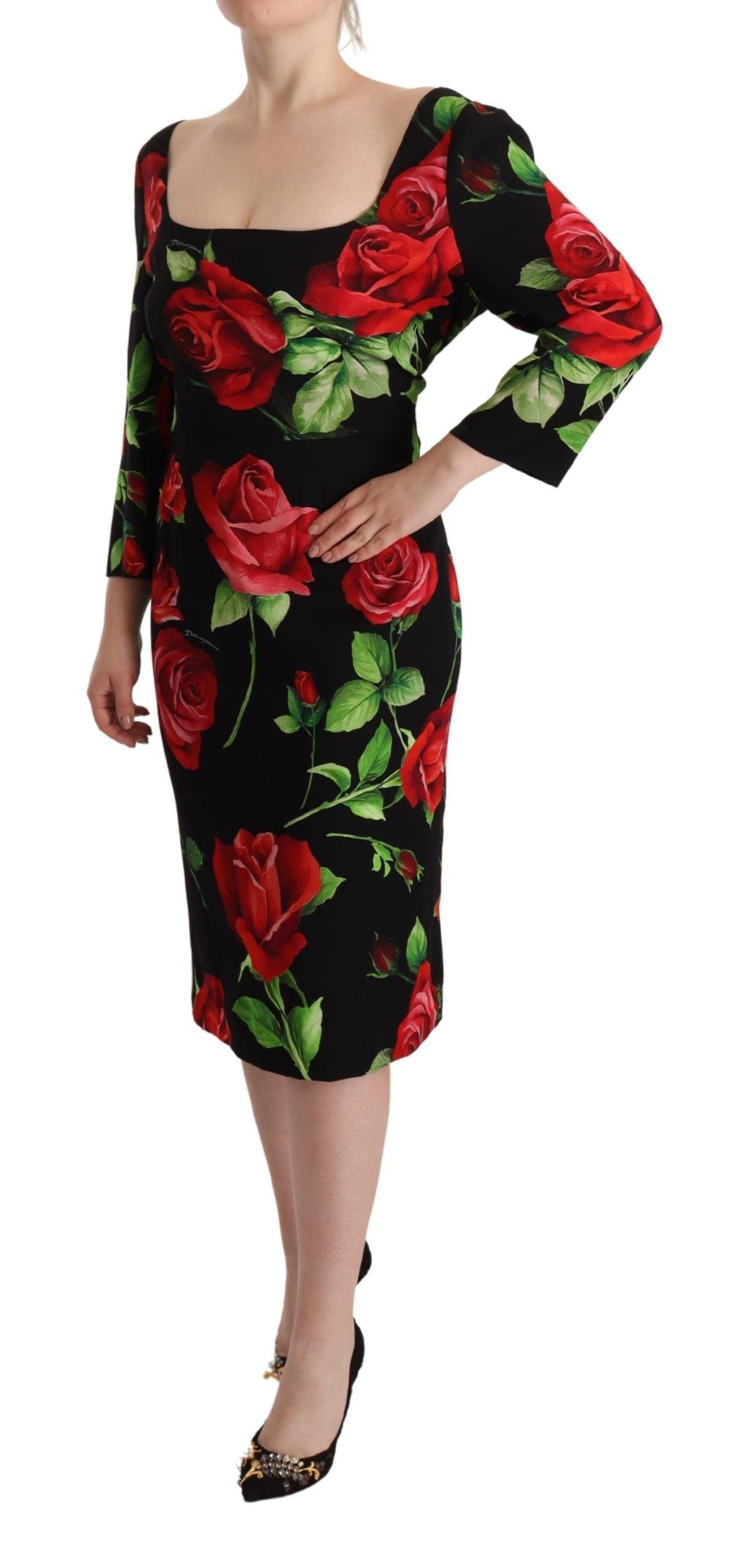 Robe Dolce & Gabbana Sheath noire