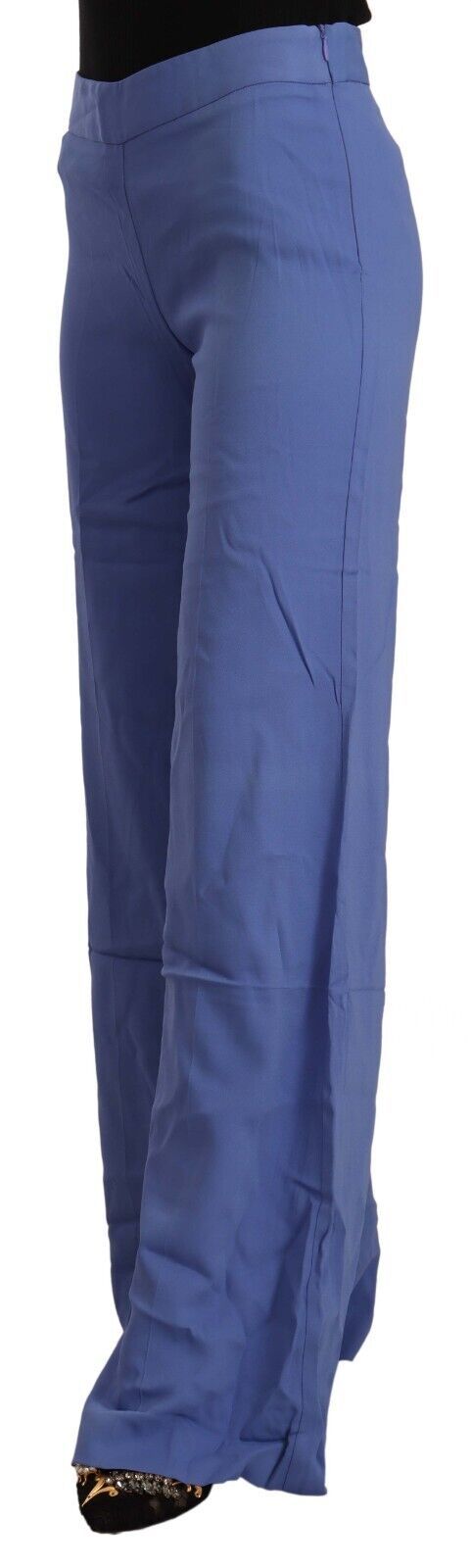 Pantalons Parosh taille haute bleus