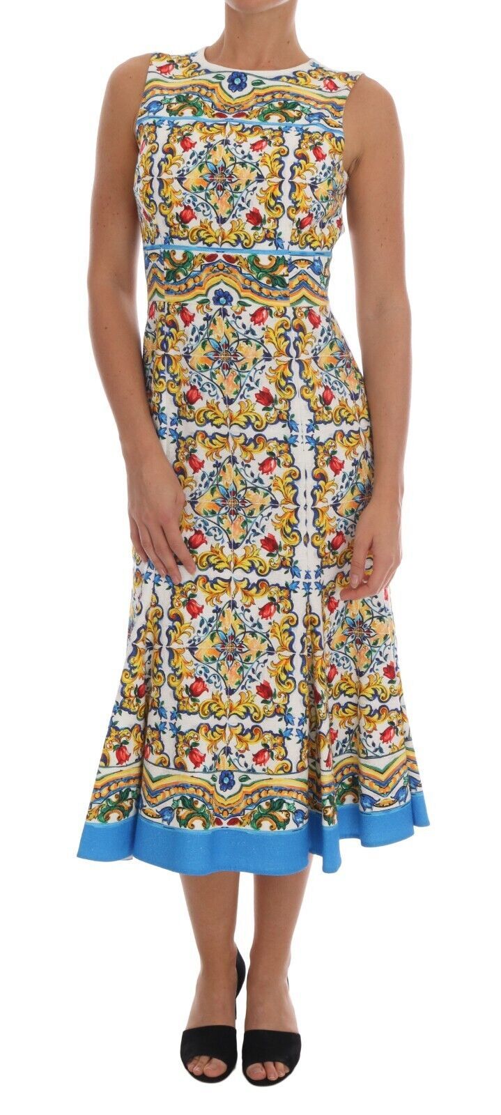 Robe Dolce & Gabbana Majolica blanche