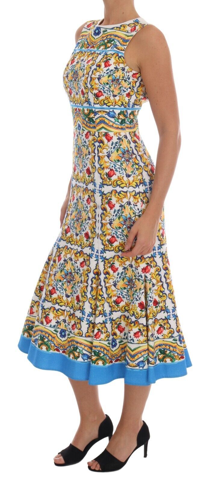 Robe Dolce & Gabbana Majolica blanche