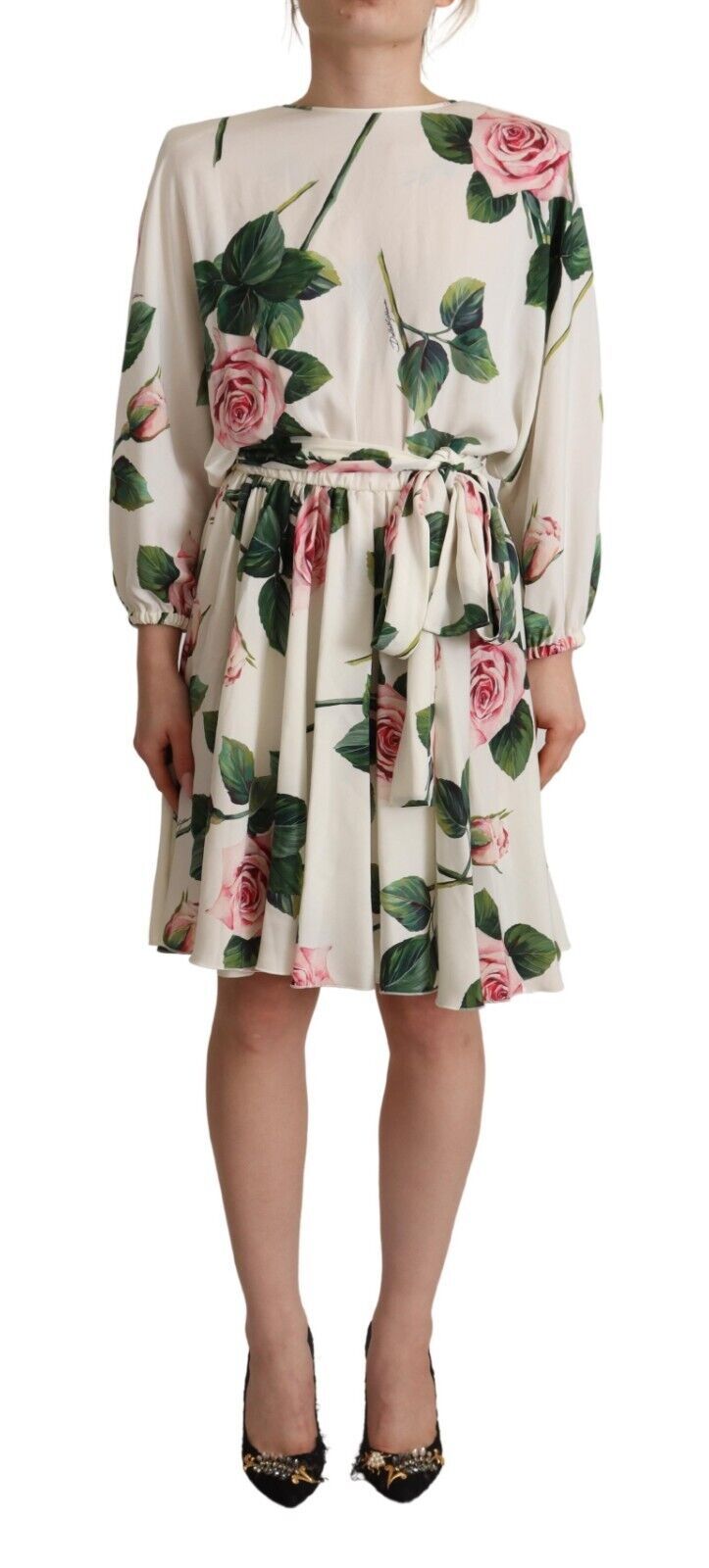 Robe Dolce & Gabbana A-line blanche