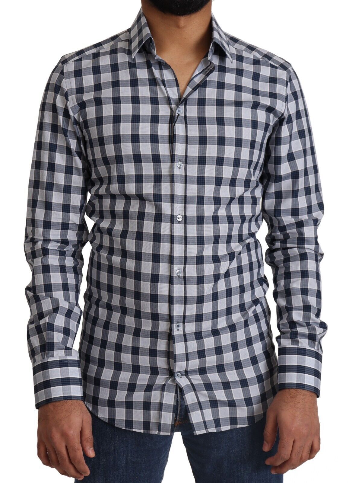 Chemise Dolce & Gabbana bleu et blanc