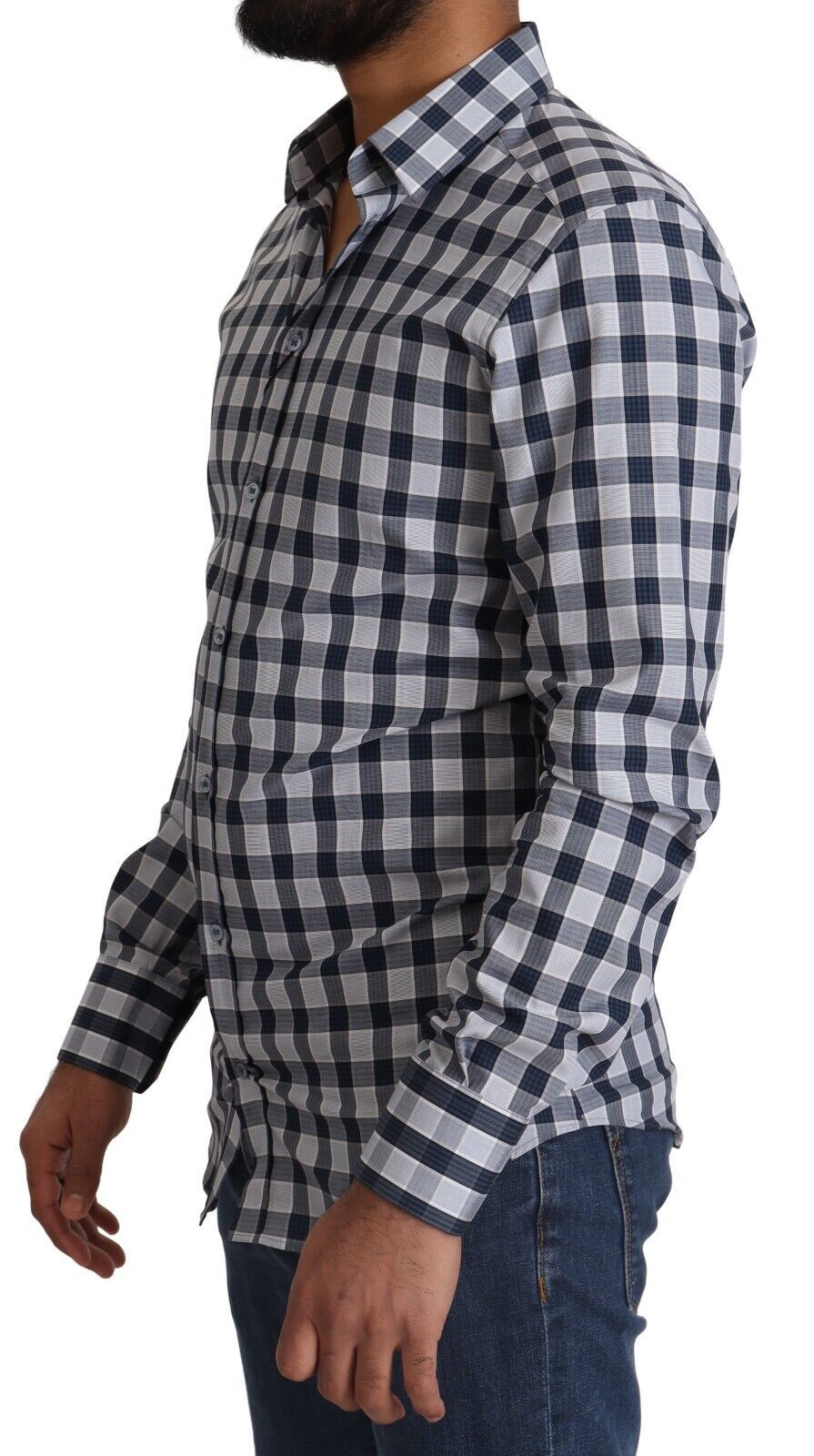 Chemise Dolce & Gabbana bleu et blanc