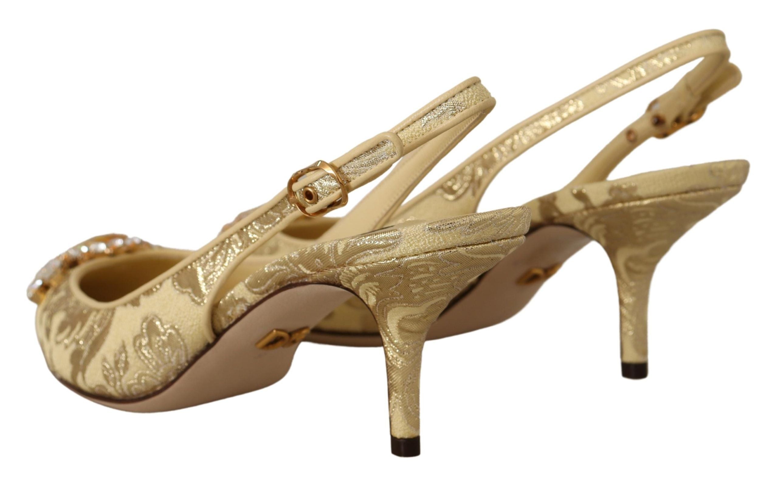 Escarpins Dolce & Gabbana Slingbacks dorées