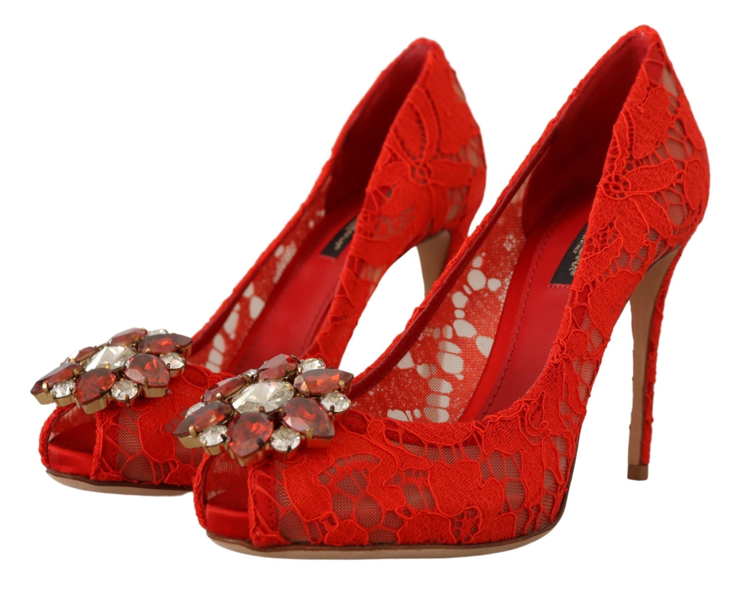 Escarpins Dolce & Gabbana Taormina rouges