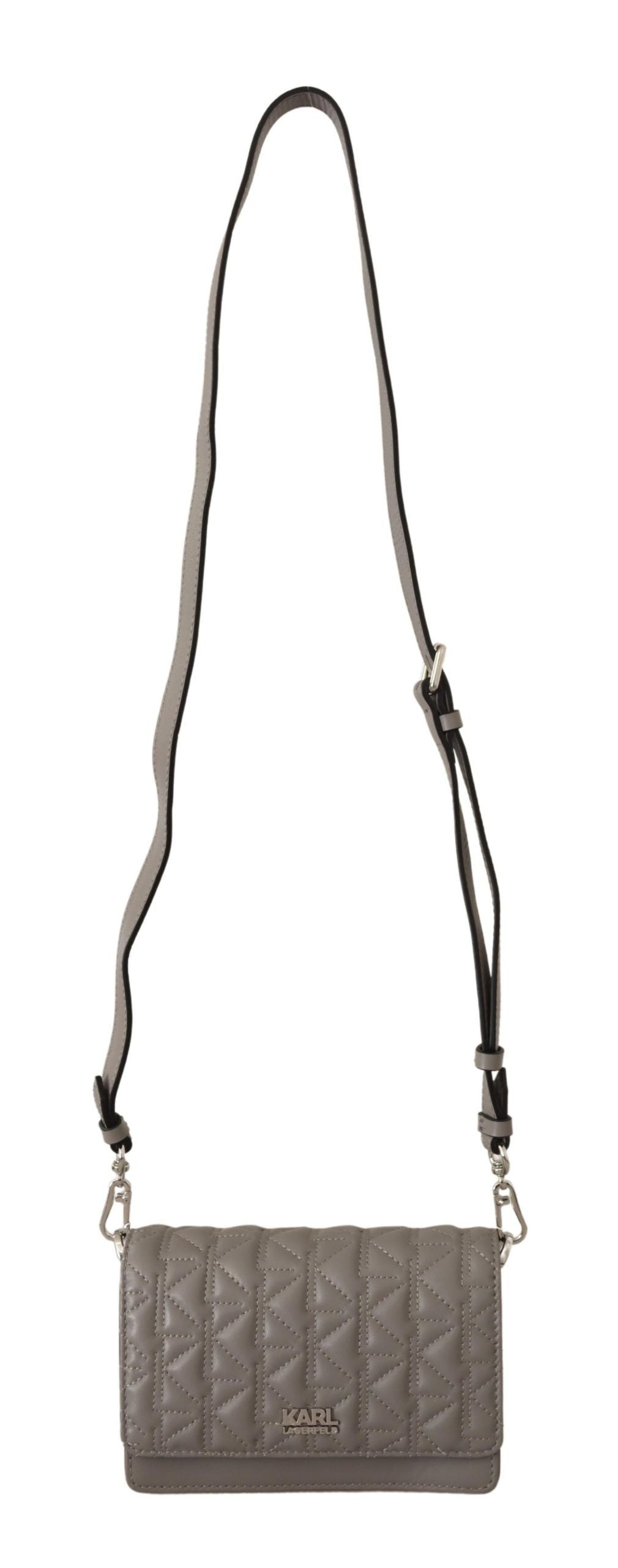 Sac bandoulière Karl Lagerfeld gris clair