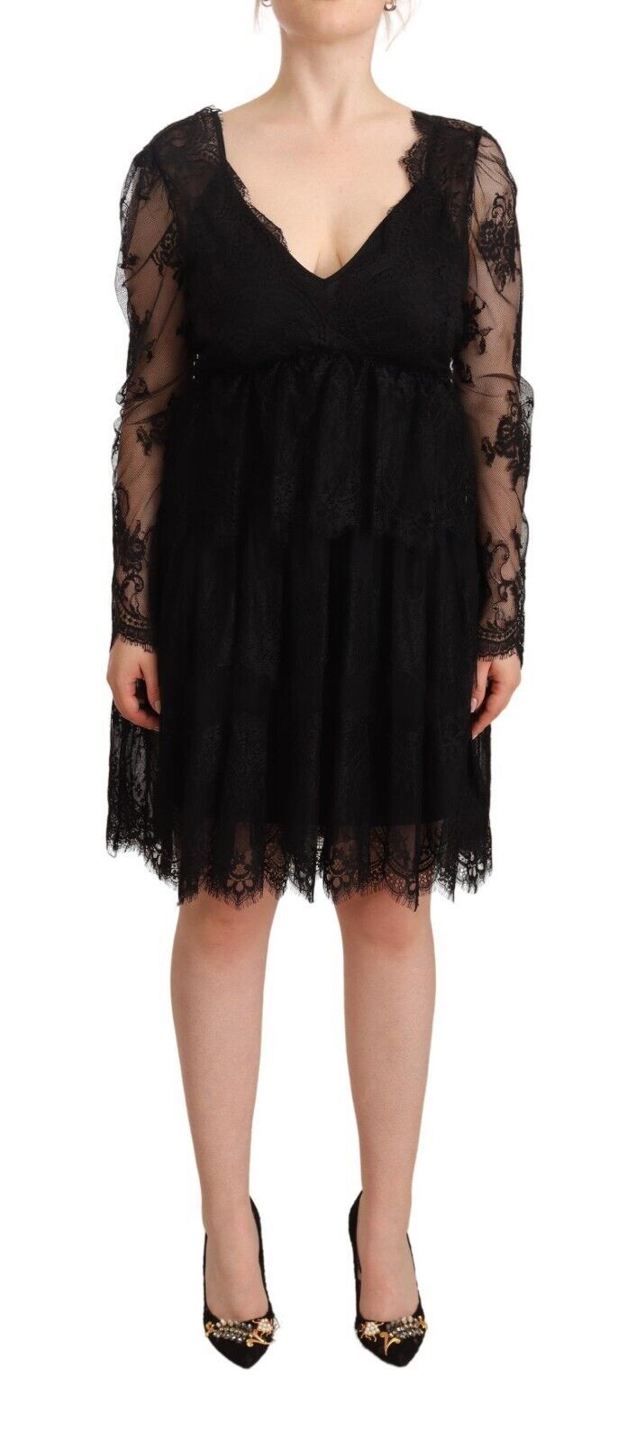 Robe Aniye By à manches longues noire