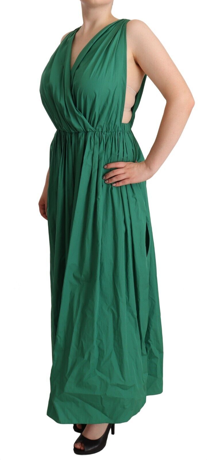 Robe Dolce & Gabbana plissée verte