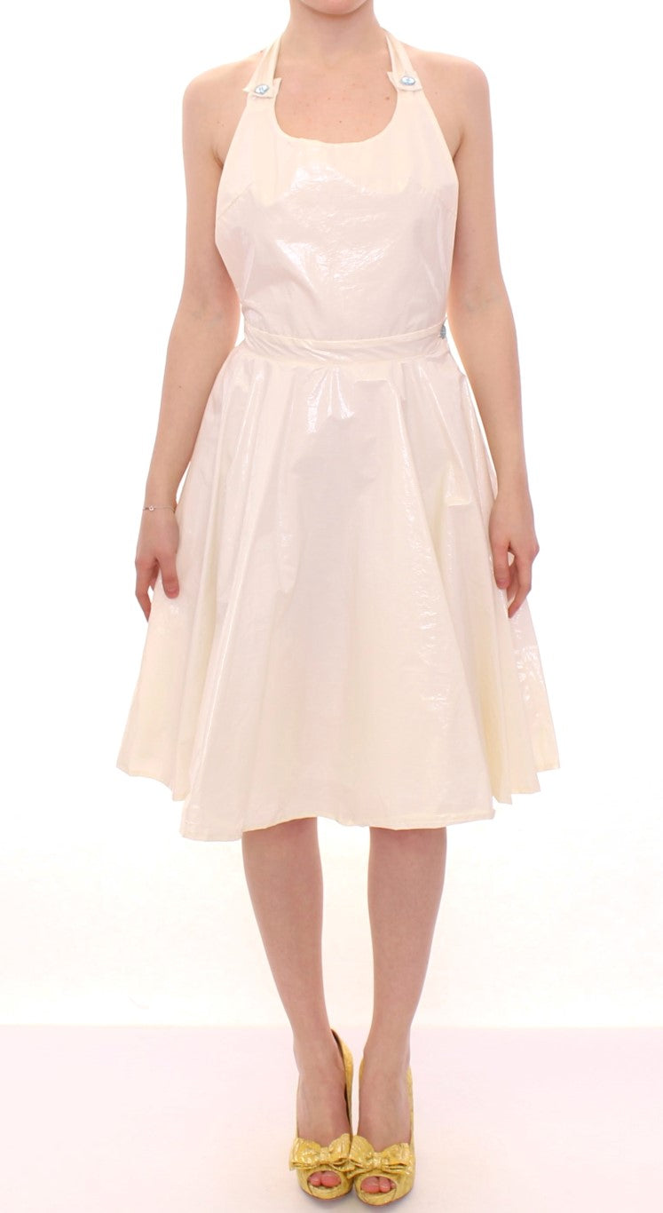 Robe Licia Florio Halterneck blanche