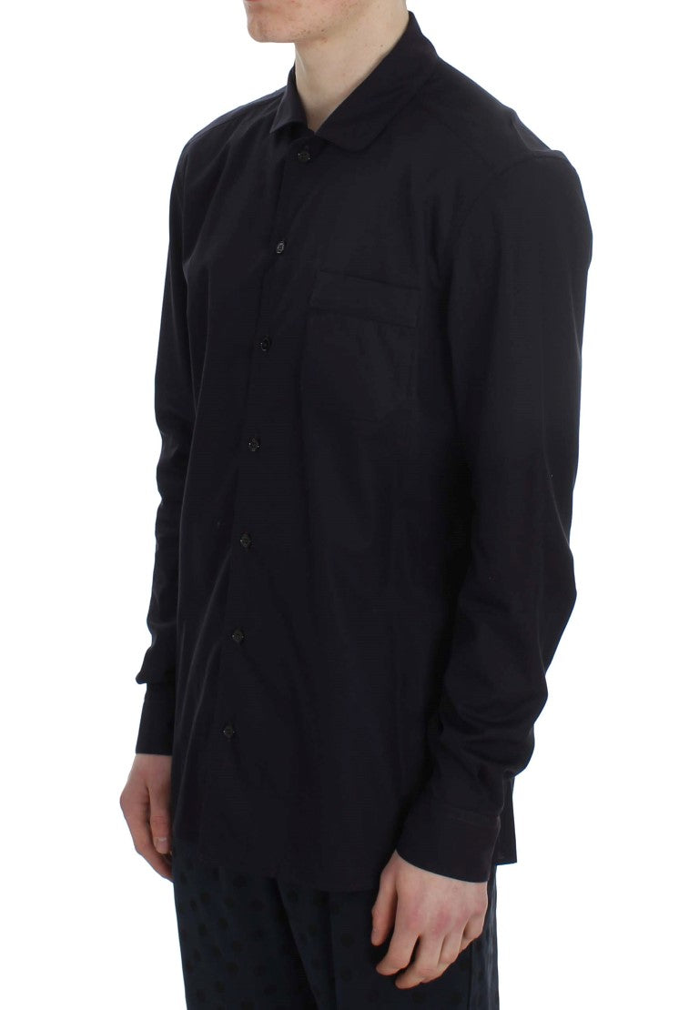 Chemise de nuit Dolce & Gabbana rayée violette