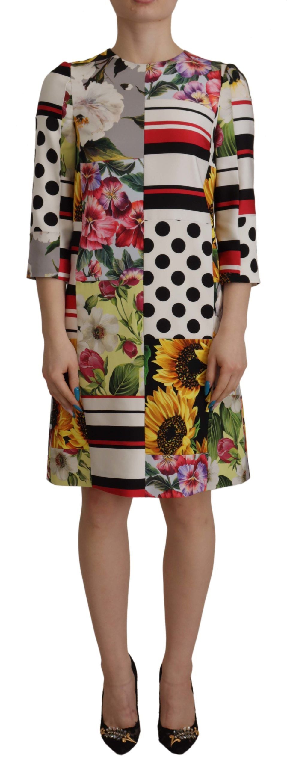 Robe DOLCE & GABBANA Patchwork multicolore