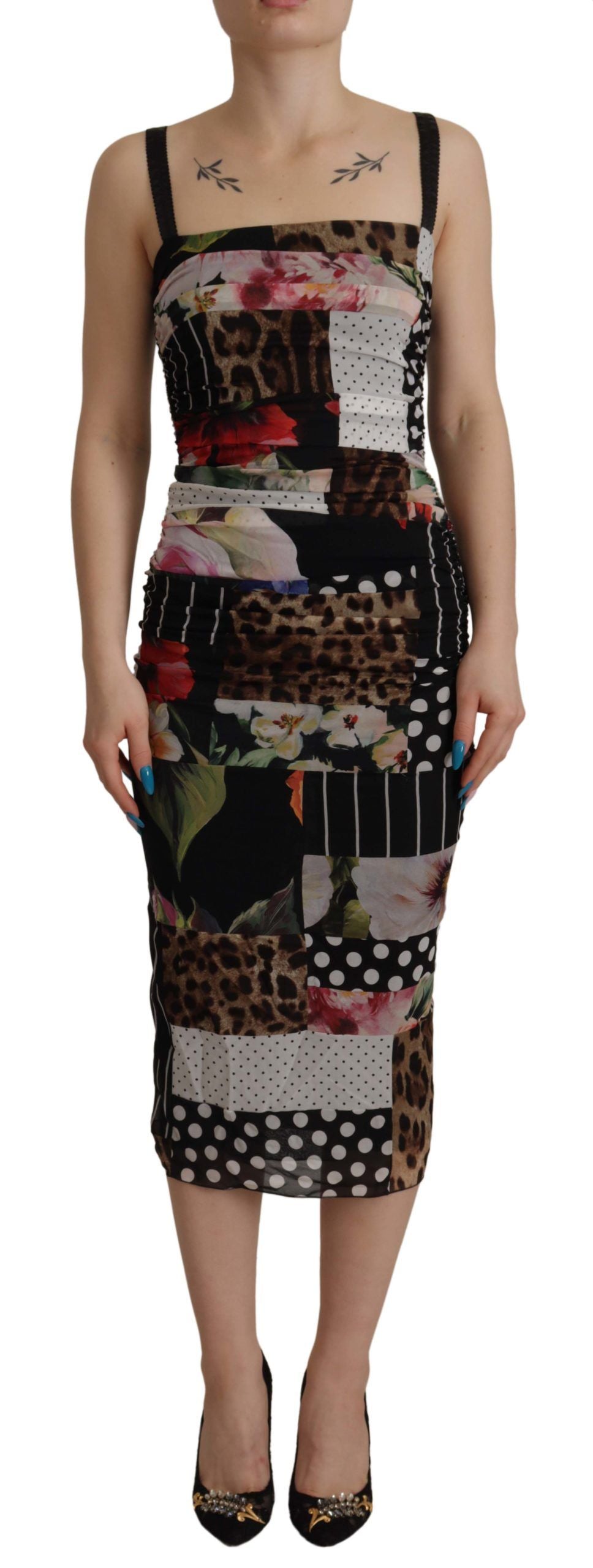 Robe Dolce & Gabbana Patchwork multicolore