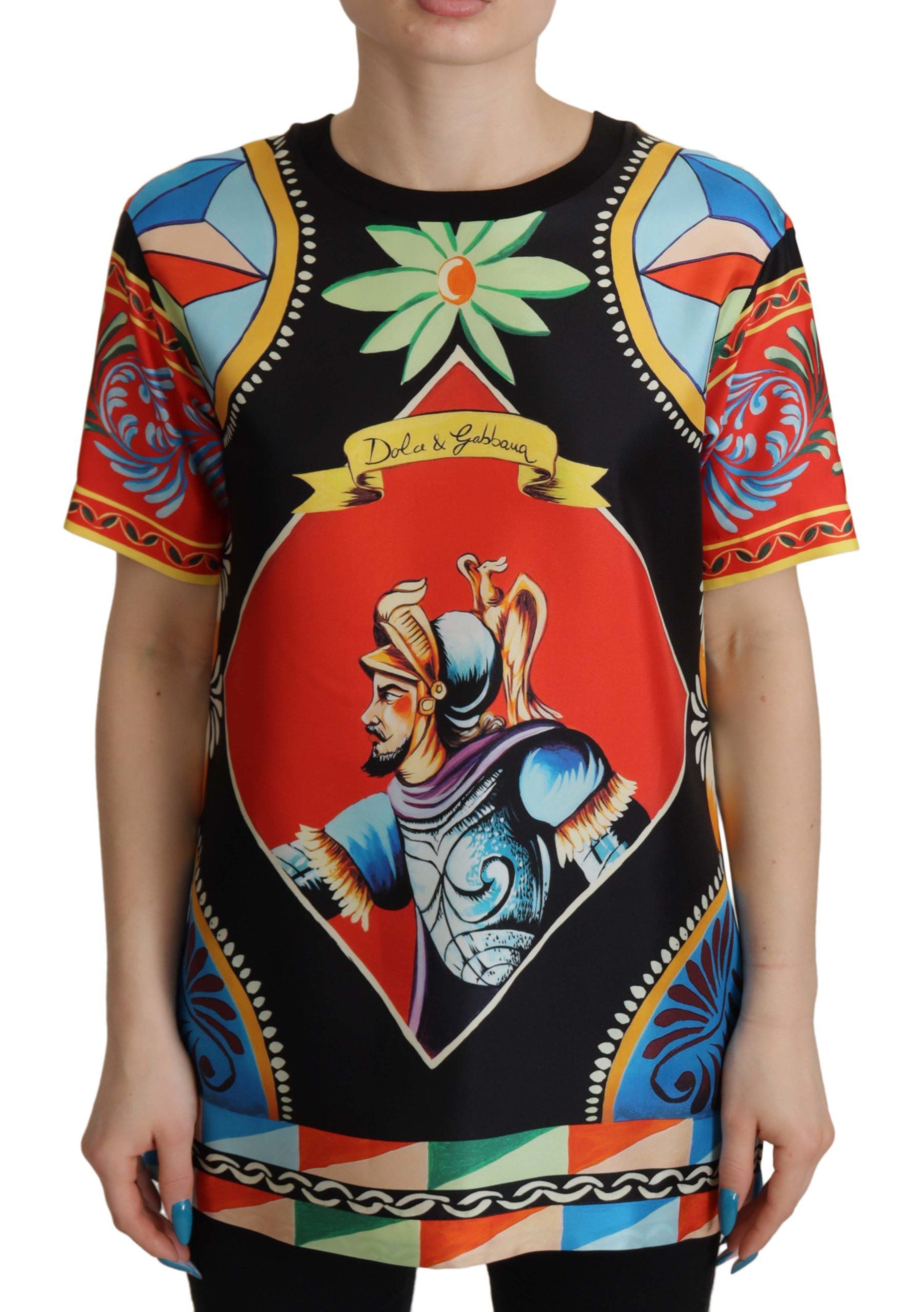 T-shirt Dolce & Gabbana Multicolore Soldier Carretto