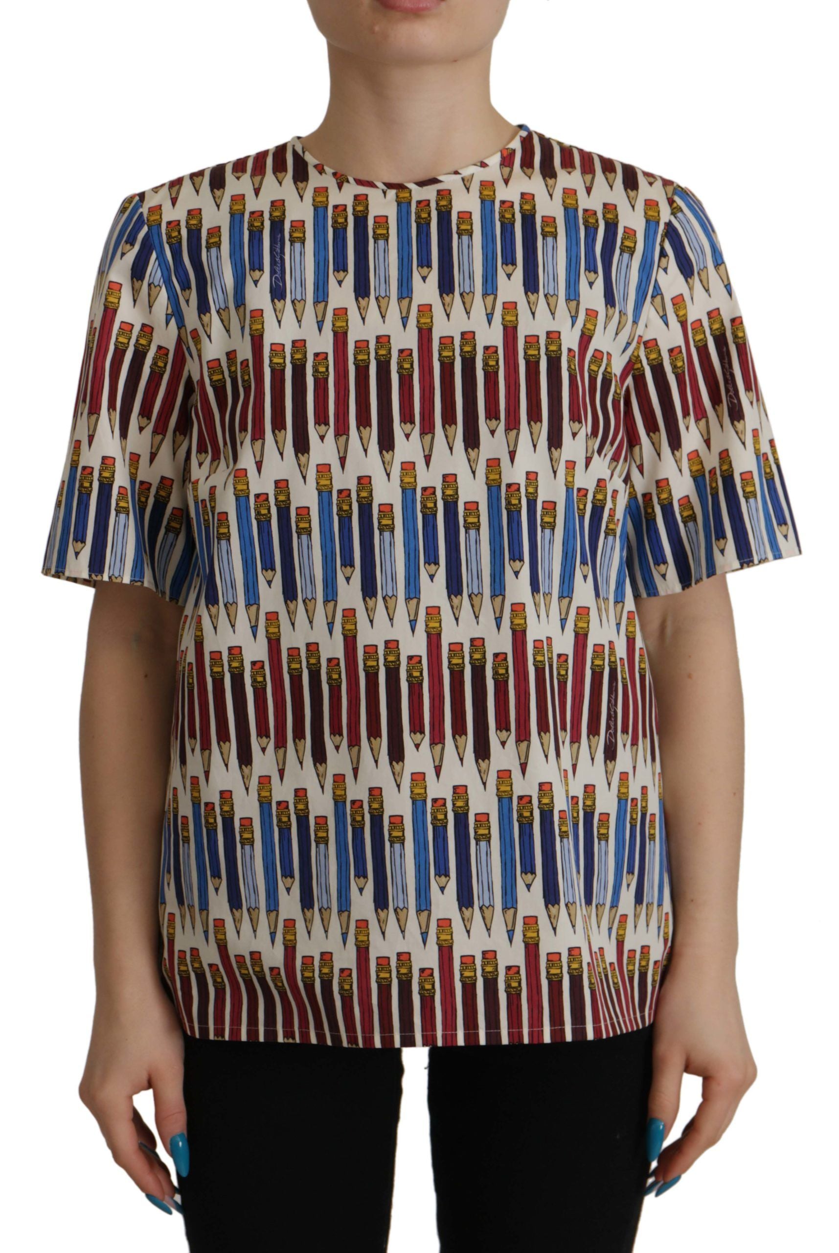 T-shirt Dolce & Gabbana multicolore blanc