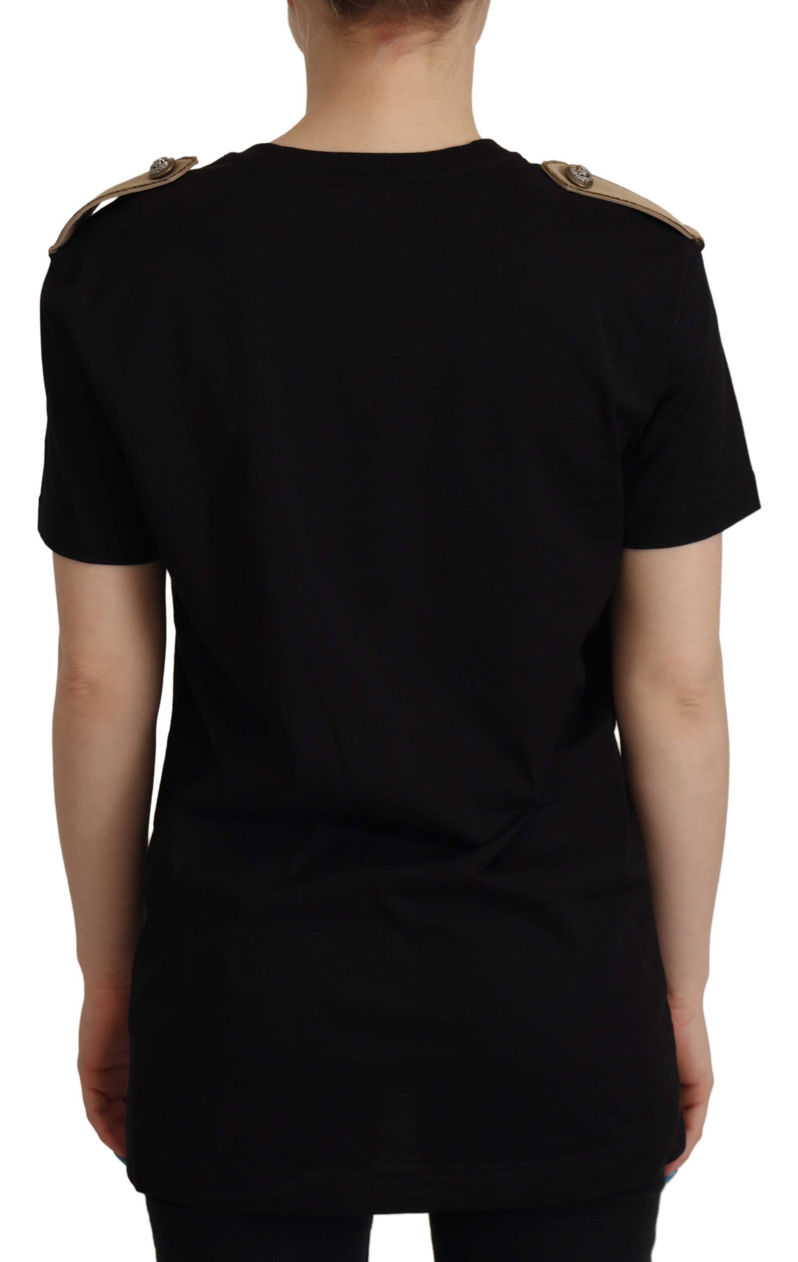 T-shirt Dolce & Gabbana logo noir