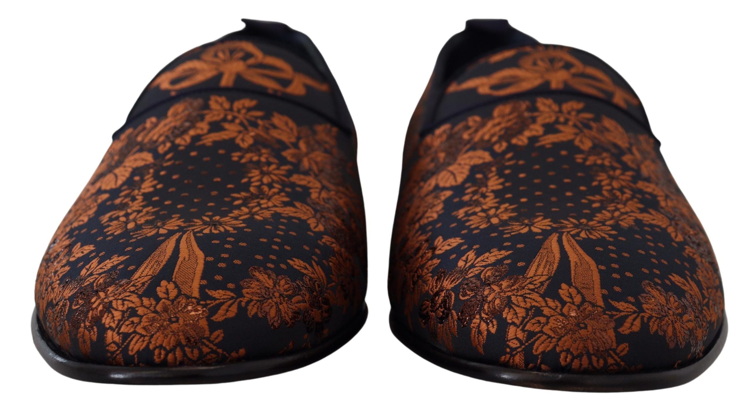 Mules Dolce & Gabbana florales bleu rouille