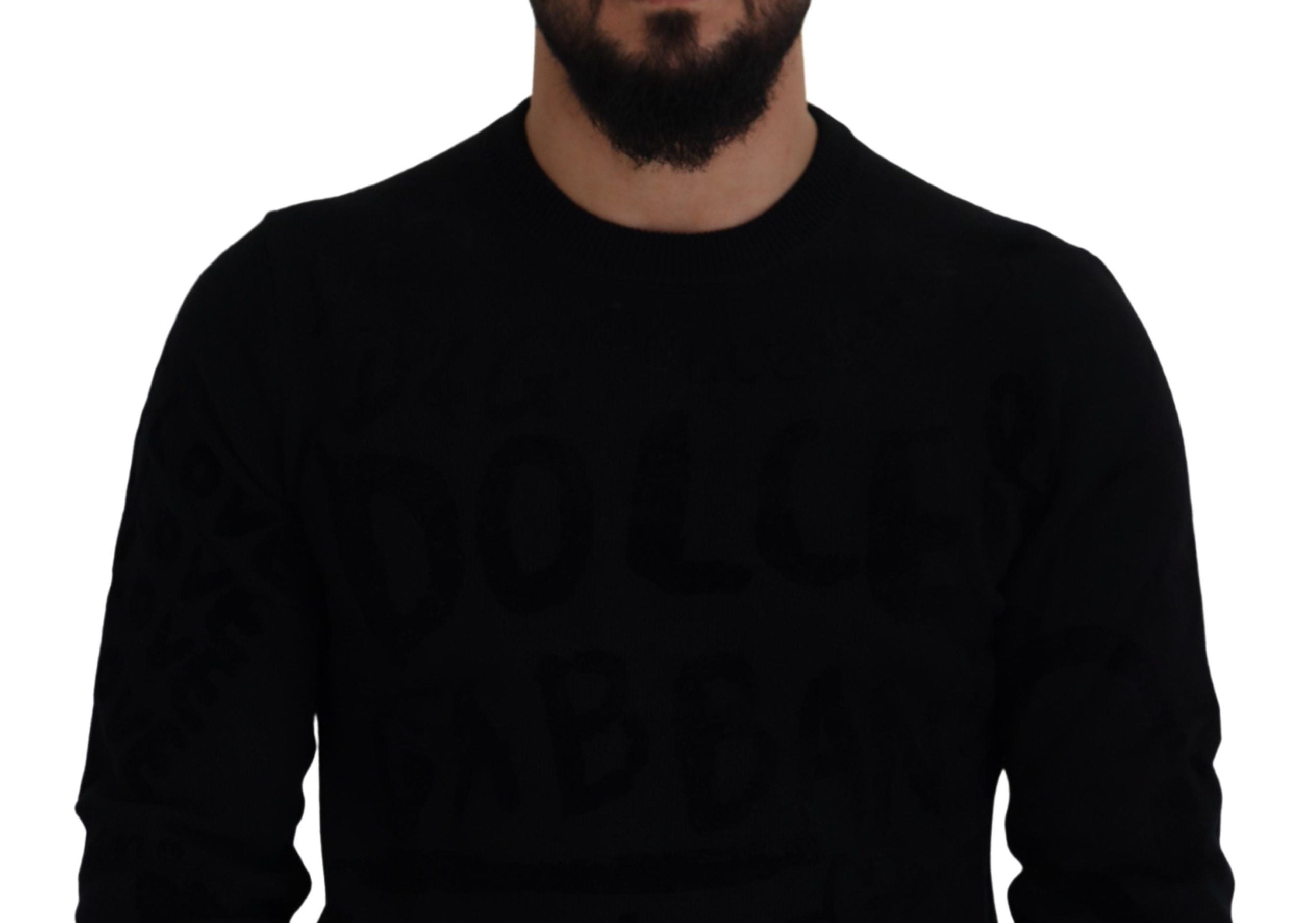 Pull Dolce & Gabbana logo noir