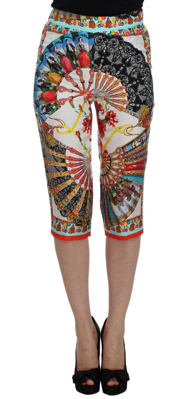 Pantalons Dolce & Gabbana Majolica multicolores