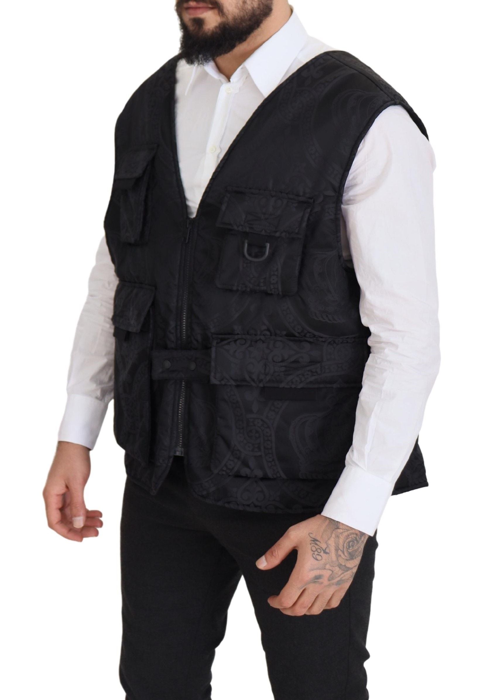 Veste sans manches Dolce & Gabbana noire