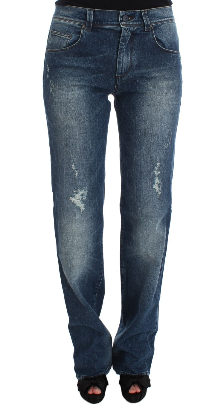 Jeans Ermanno Scervino Slim Fit bleu wash