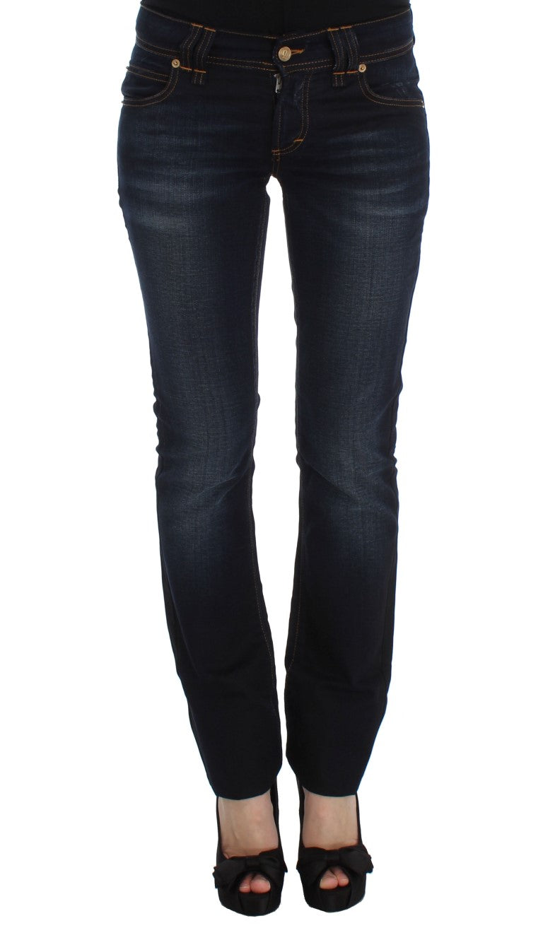 Jeans John Galliano Slim Fit bleu wash
