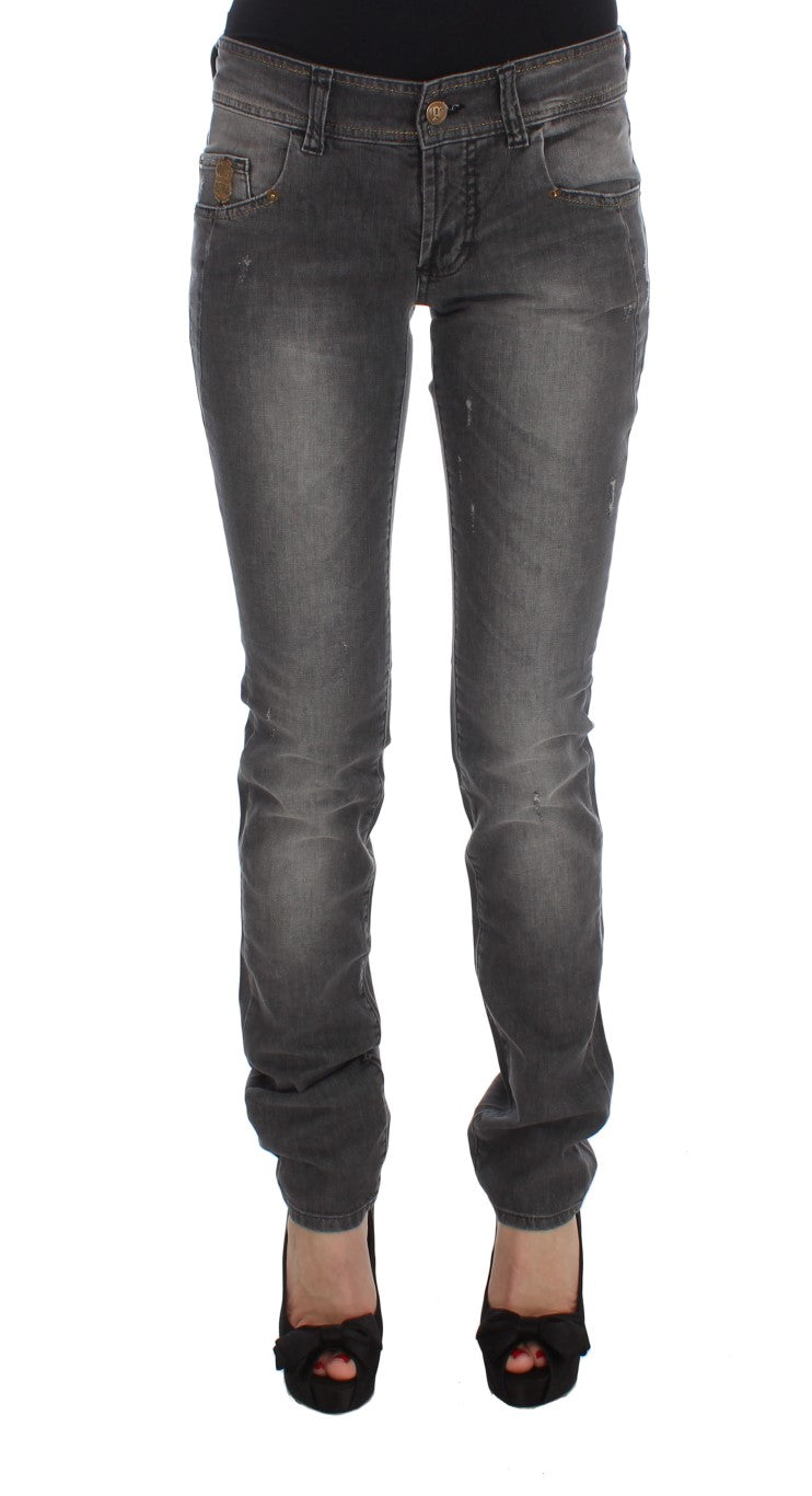 Jeans John Galliano Slim Fit gris wash