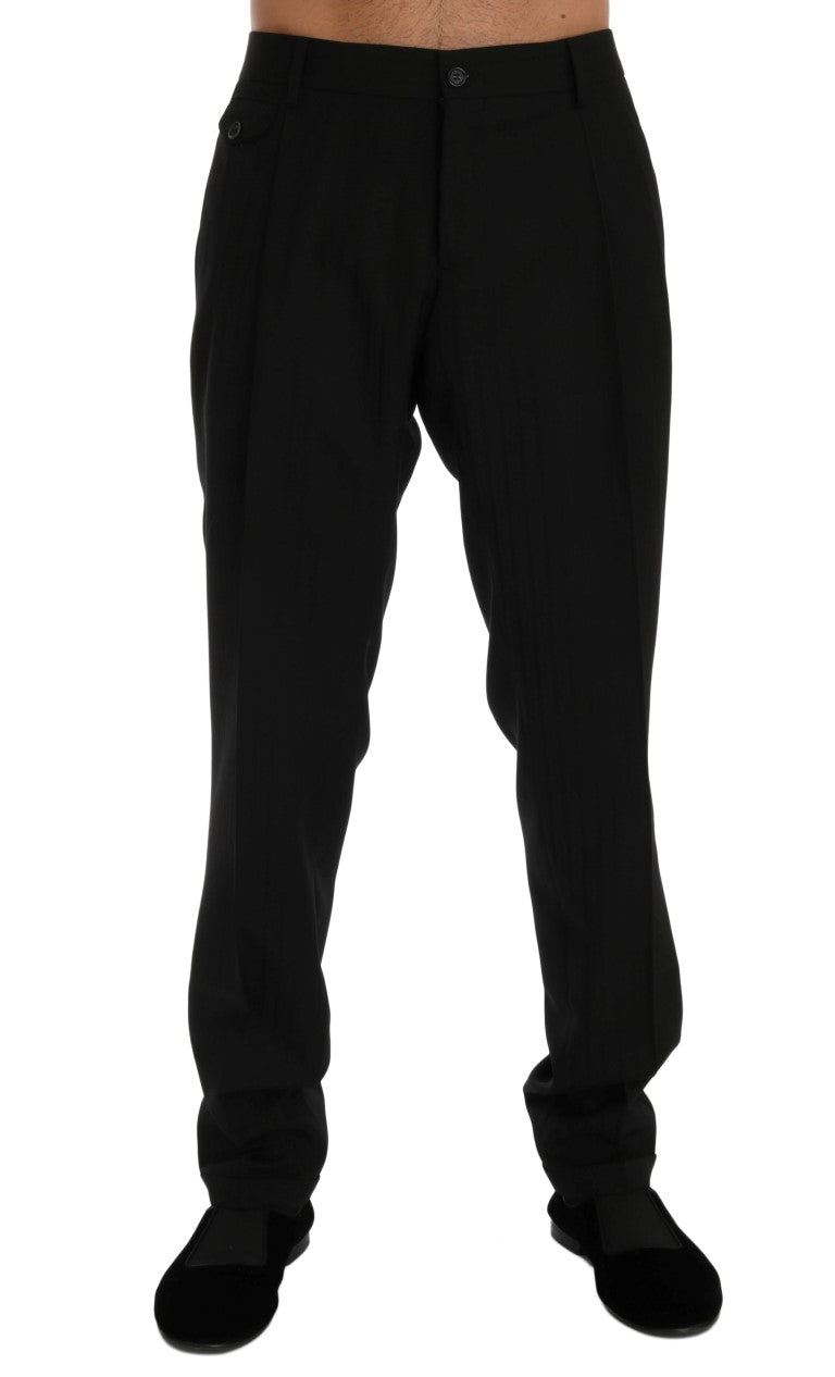 Pantalons Dolce & Gabbana noir rayé